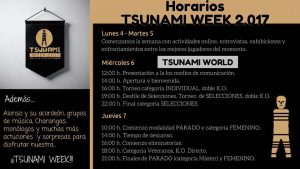 HORARIOS TSUNAMI WORL