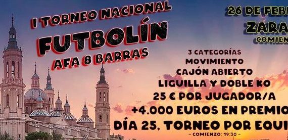 torneo afa zaragoza febrero 2022
